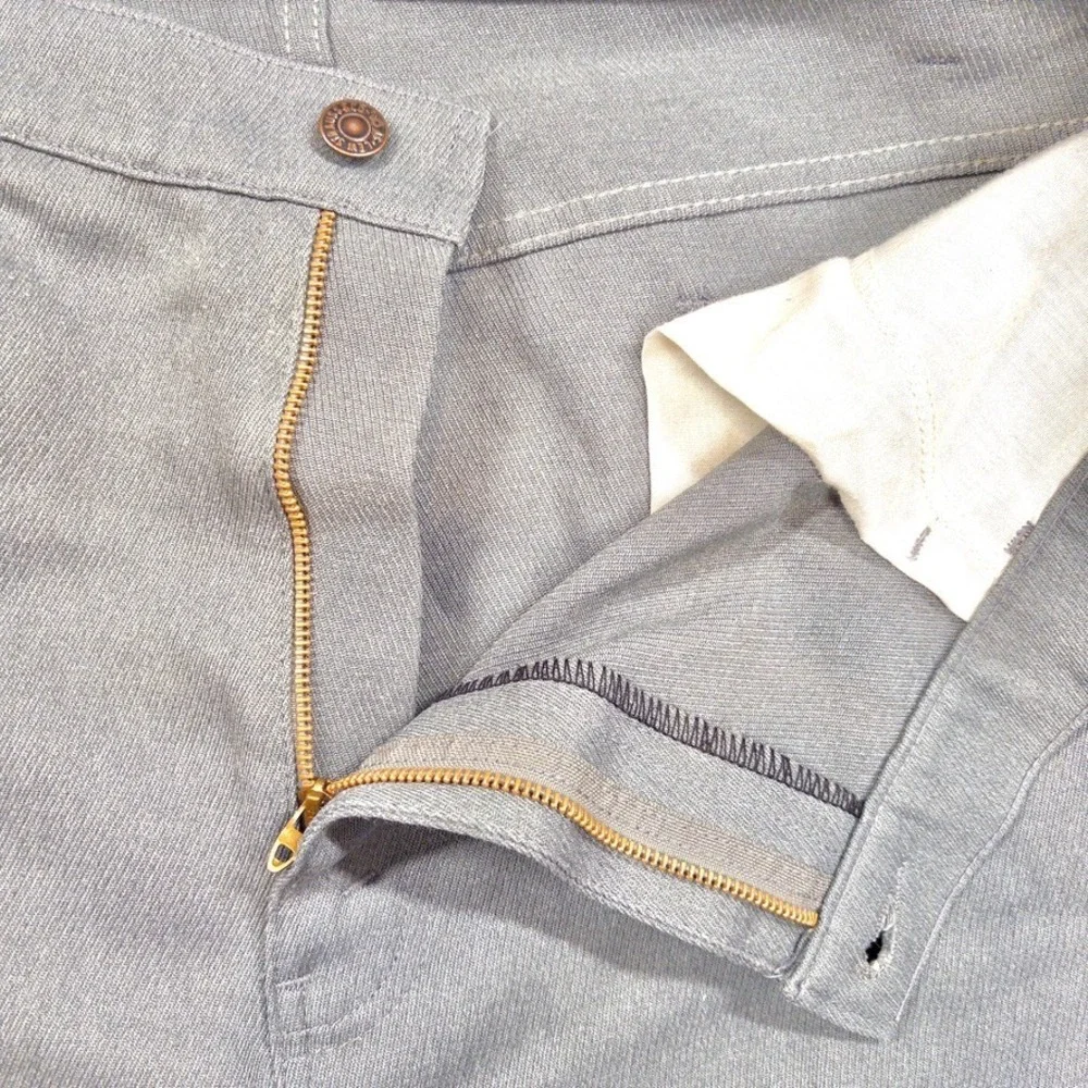 Levi's Action Slacks Mens 38x32 Grey Vintage Straight Leg Trousers Pants